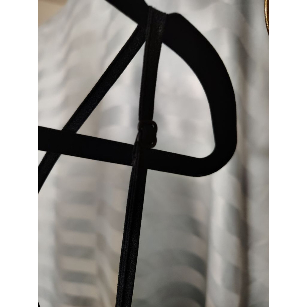 WHO WHAT WEAR Rouched Black Mini Dress L - Picture 8 of 11